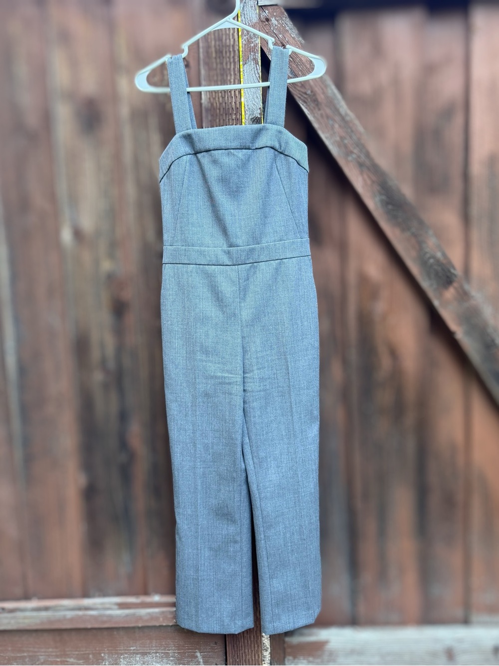 Club Monaco Gray Wide Leg Jumpsuit Size 2 Casual Chic - Picture 5 of 15